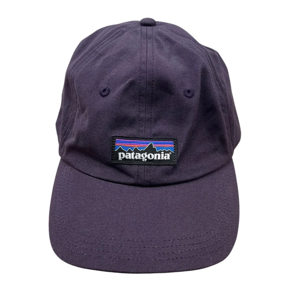 Patagonia P-6 Label Trad Cap Purple Organic Cotton Adjustable Hat 38296